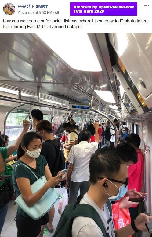 singapore lta lowering train frequencies is not helping commuters to social distance archive 3