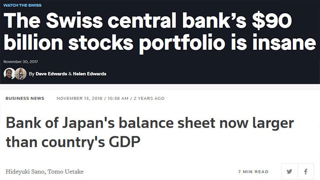 central banks are owning too much